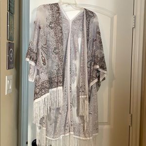 Sheer, Sparkly Shawl